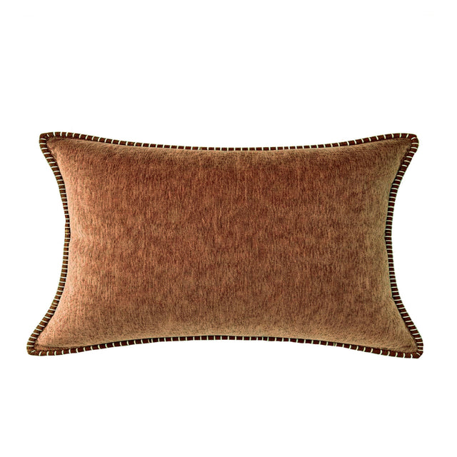 Modern European furniture - Light Brown Textured Throw Pillows (2) - www.oroa.com
