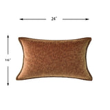 Modern European furniture - Light Brown Textured Throw Pillows (2) - www.oroa.com
