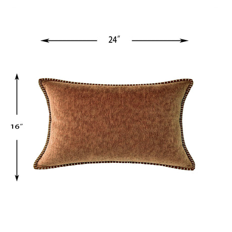 Modern European furniture - Light Brown Textured Throw Pillows (2) - www.oroa.com
