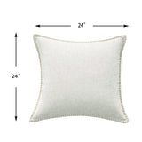 Modern European furniture - White Textured Throw Pillows (2) - www.oroa.com