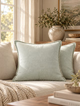 Modern European furniture - White Textured Throw Pillows (2) - www.oroa.com