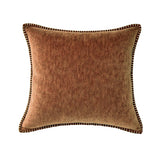 Modern European furniture - Brown Textured Stitched Throw Pillows (2) - www.oroa.com