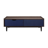 Blue Rectangular Coffee Table | OROA