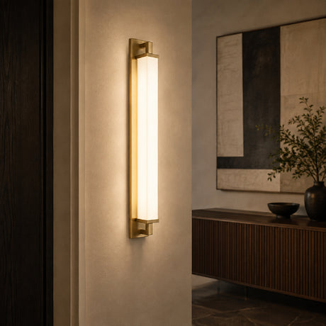 Antique Brass Integrated LED Wall Lamp | OROA