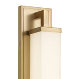 Antique Brass Integrated LED Wall Lamp | OROA