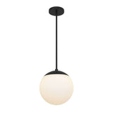 White Glass Globe Pendant Light | OROA