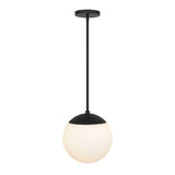White Glass Globe Pendant Light | OROA