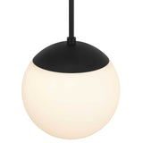 White Glass Globe Pendant Light | OROA