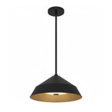 Integrated LED Black Pendant Lamp | OROA