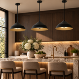 Integrated LED Black Pendant Lamp | OROA