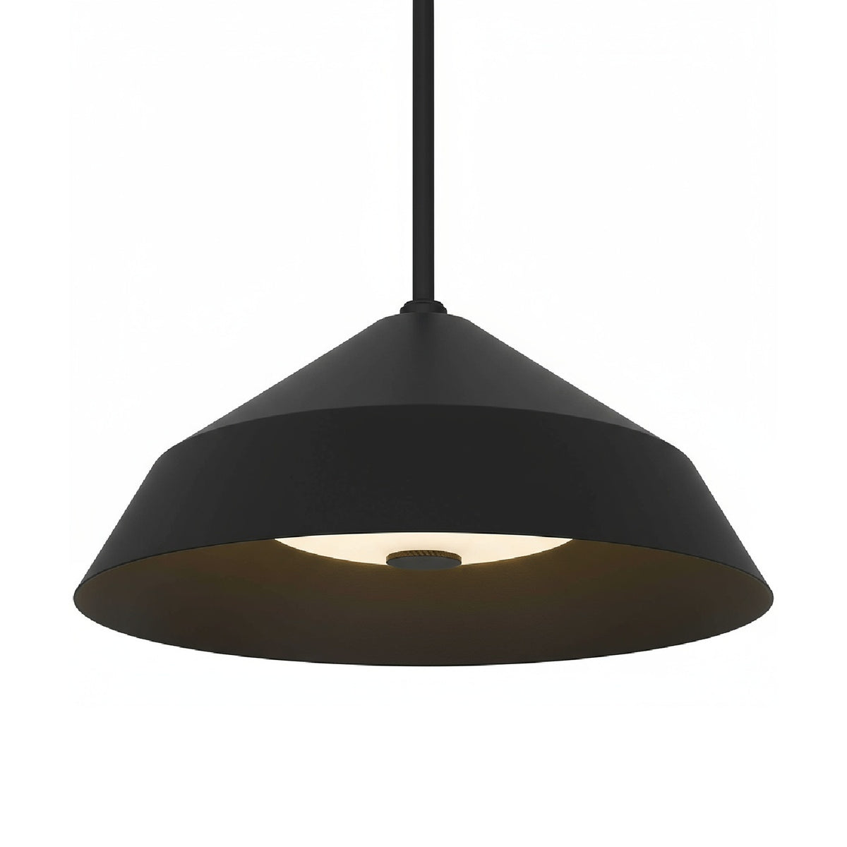 Integrated LED Black Pendant Lamp | OROA
