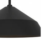 Integrated LED Black Pendant Lamp | OROA