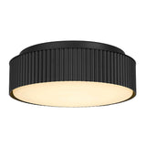 Black LED Flush Mount Ceiling Light | OROA