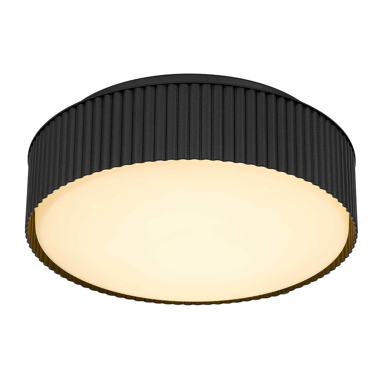 Black LED Flush Mount Ceiling Light | OROA