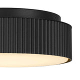 Black LED Flush Mount Ceiling Light | OROA