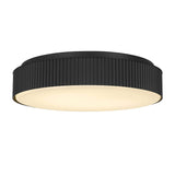 13" Black LED Flush Mount Ceiling Lamp | OROA