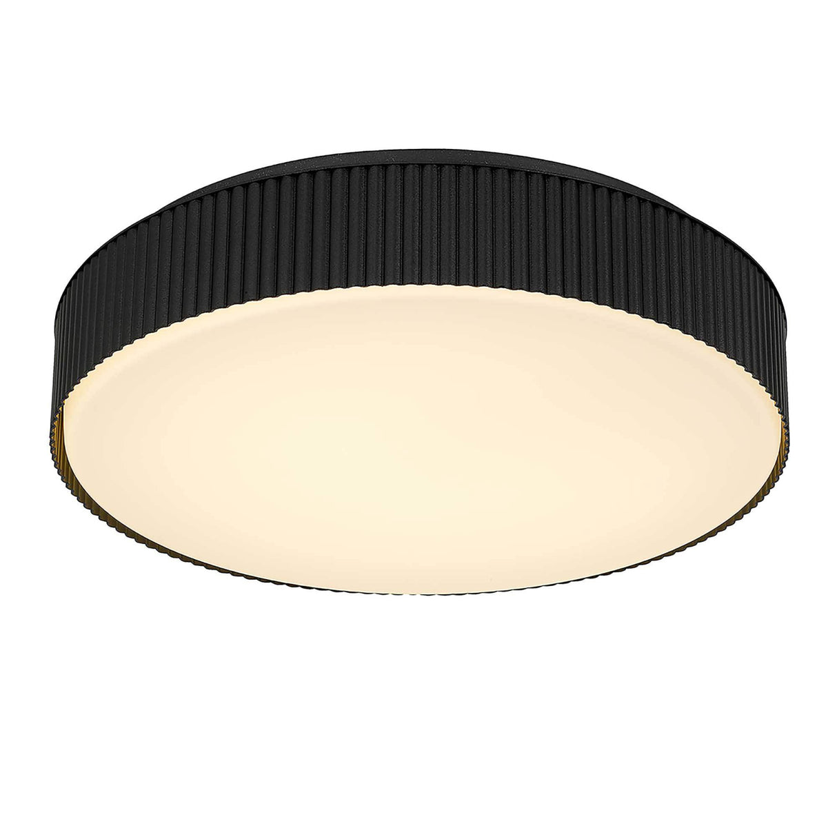 13" Black LED Flush Mount Ceiling Lamp | OROA