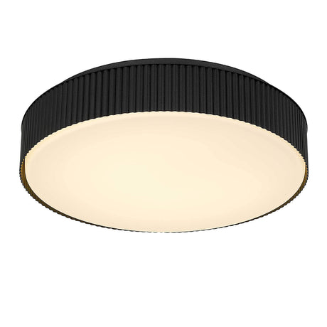 13" Black LED Flush Mount Ceiling Lamp | OROA