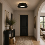 Black LED Flush Mount Ceiling Lamp | OROA