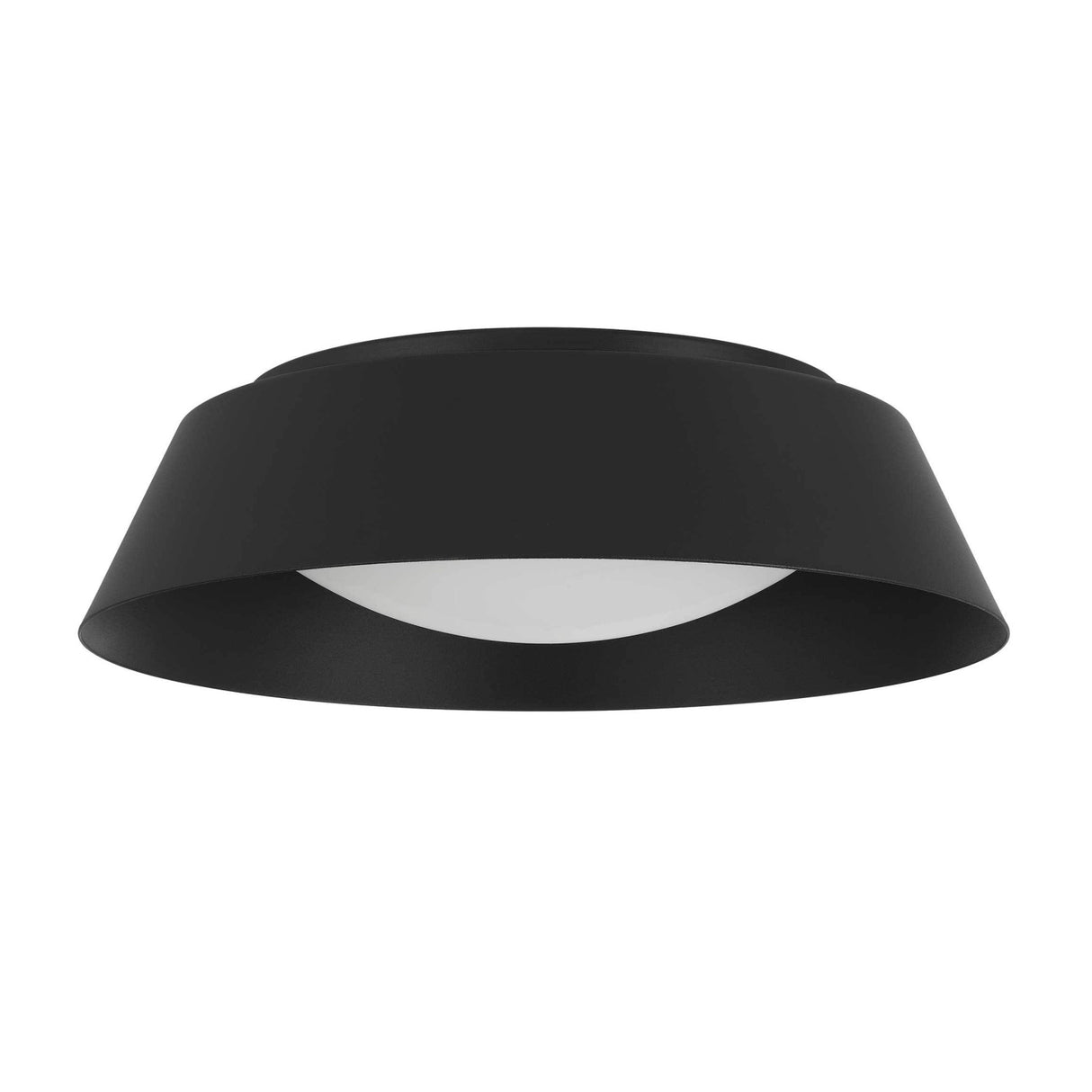Black LED Flush Mount Ceiling Lamp | OROA