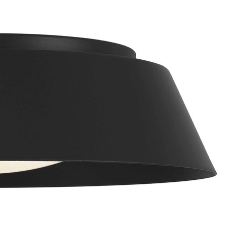 Black LED Flush Mount Ceiling Lamp | OROA