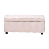 Modern European furniture - Velvet Storage Bench - www.oroa.com