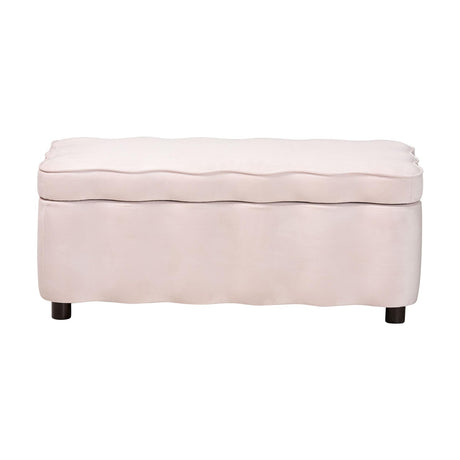 Modern European furniture - Velvet Storage Bench - www.oroa.com