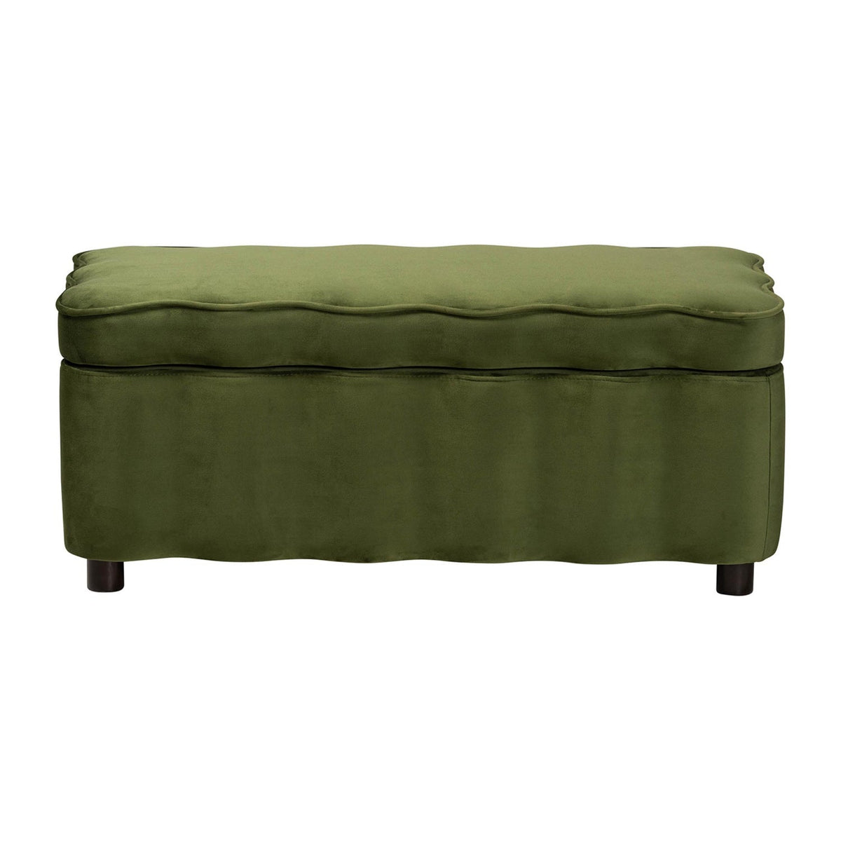 Velvet Storage Bench Paulina