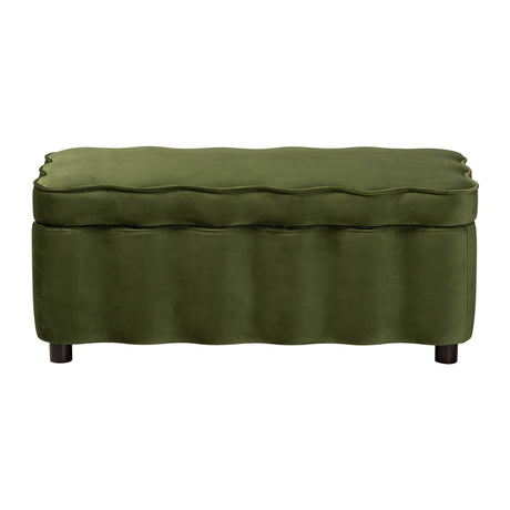 Modern European furniture - Velvet Storage Bench - www.oroa.com