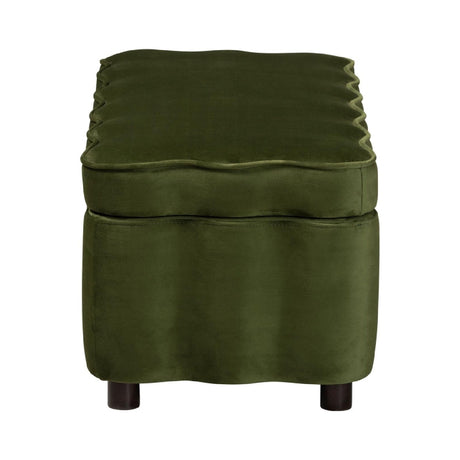 Modern European furniture - Velvet Storage Bench - www.oroa.com