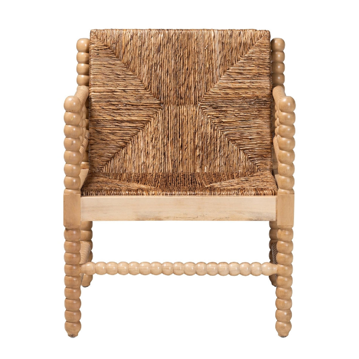 Woven Seagrass Bobbin Armchair | Bali Loom Dolores