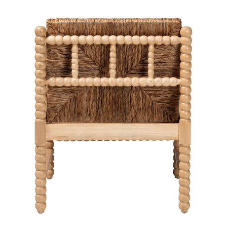 Woven Seagrass Bobbin Armchair | Bali Loom Dolores