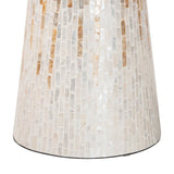 Modern European furniture - Capiz Shell Scalloped End Table - www.oroa.com