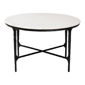   Modern European furniture - Round White Marble Coffee Table - www.oroa.com | Oroa.com