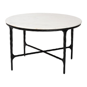   Modern European furniture - Round White Marble Coffee Table - www.oroa.com | Oroa.com