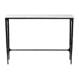 Modern European furniture - White Marble Console Table - www.oroa.com