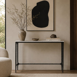   Modern European furniture - White Marble Console Table - www.oroa.com | Oroa.com
