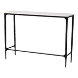 Modern European furniture - White Marble Console Table - www.oroa.com