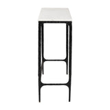 Modern European furniture - White Marble Console Table - www.oroa.com