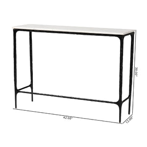   Modern European furniture - White Marble Console Table - www.oroa.com | Oroa.com