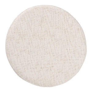   Round Fabric Cushioned Ottoman | Oroa.com