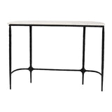 Modern European furniture - White Marble Console Table - www.oroa.com
