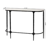 Modern European furniture - White Marble Console Table - www.oroa.com