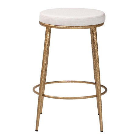   Modern European furniture - Hand-forged Metal Padded Counter Stool - www.oroa.com | Oroa.com