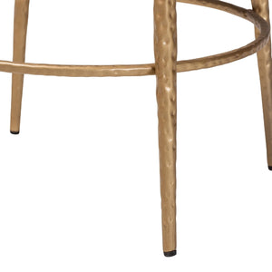   Modern European furniture - Hand-forged Metal Padded Counter Stool - www.oroa.com | Oroa.com