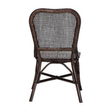 Modern European furniture - Latticed Back Rattan Dining Chair - www.oroa.com