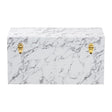 Modern European furniture - Marble Vinyl Storage Trunk - www.oroa.com
