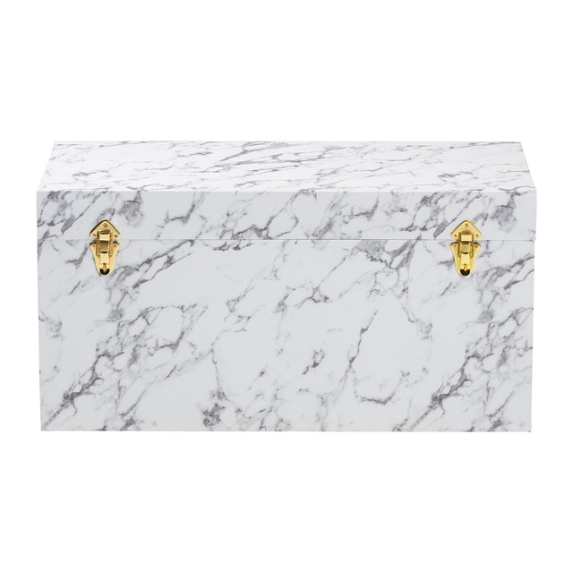 Modern European furniture - Marble Vinyl Storage Trunk - www.oroa.com