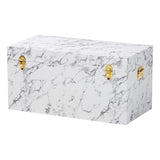 Modern European furniture - Marble Vinyl Storage Trunk - www.oroa.com