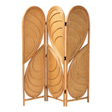 Modern European furniture - Rattan Tri-Fold Room Divider - www.oroa.com